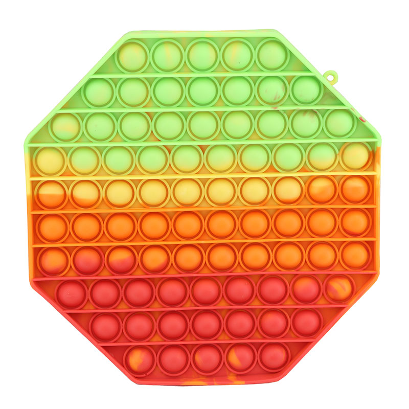 اسباب بازی پاپ ایت رنگين کماني شش ظلعي بزرگ